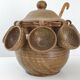 SERVICE A PUNCH/ SANGRIA VINTAGE 1970 IN STONEWARE KERALUC 70S 1970S 1970S