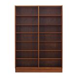 Walnut bookcase, Danish design, 1970s, production Hundevad