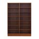 Walnut bookcase, Danish design, 1970s, production Hundevad