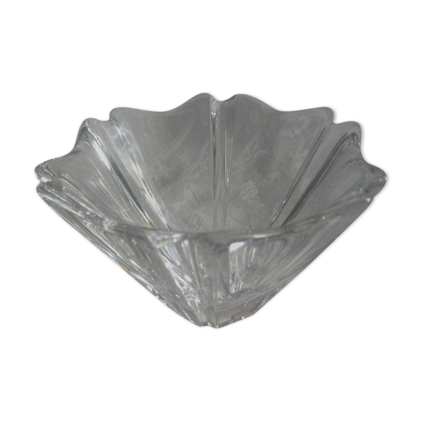 Orrefors vintage swedish cut crystal cup