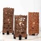 Set of 3 Finnish Aimo Tukiainen lamps in cast copper, 1960s."