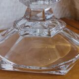 Crystal candle holder from val-saint-lambert