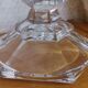 Crystal candle holder from val-saint-lambert