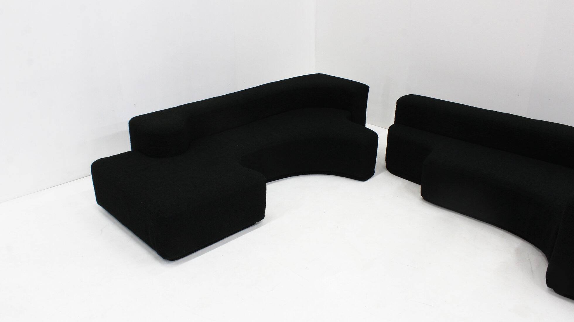 Vintage Lara modular sofa designed by Pamio, Toso and Massari for Stilwood 1968