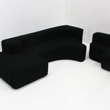 Vintage Lara modular sofa designed by Pamio, Toso and Massari for Stilwood 1968