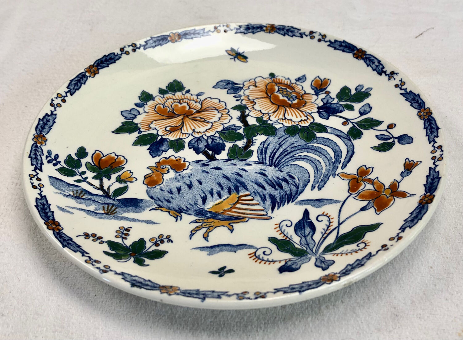 Lot de 6 assiettes à dessert Gien 1938 1960