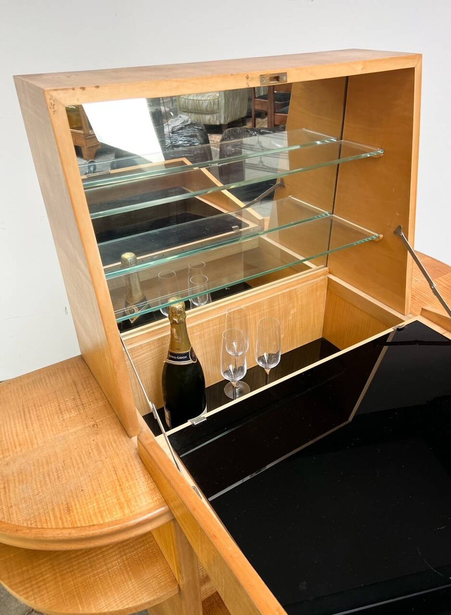 Armoire à boissons et bar vintage, années 1950