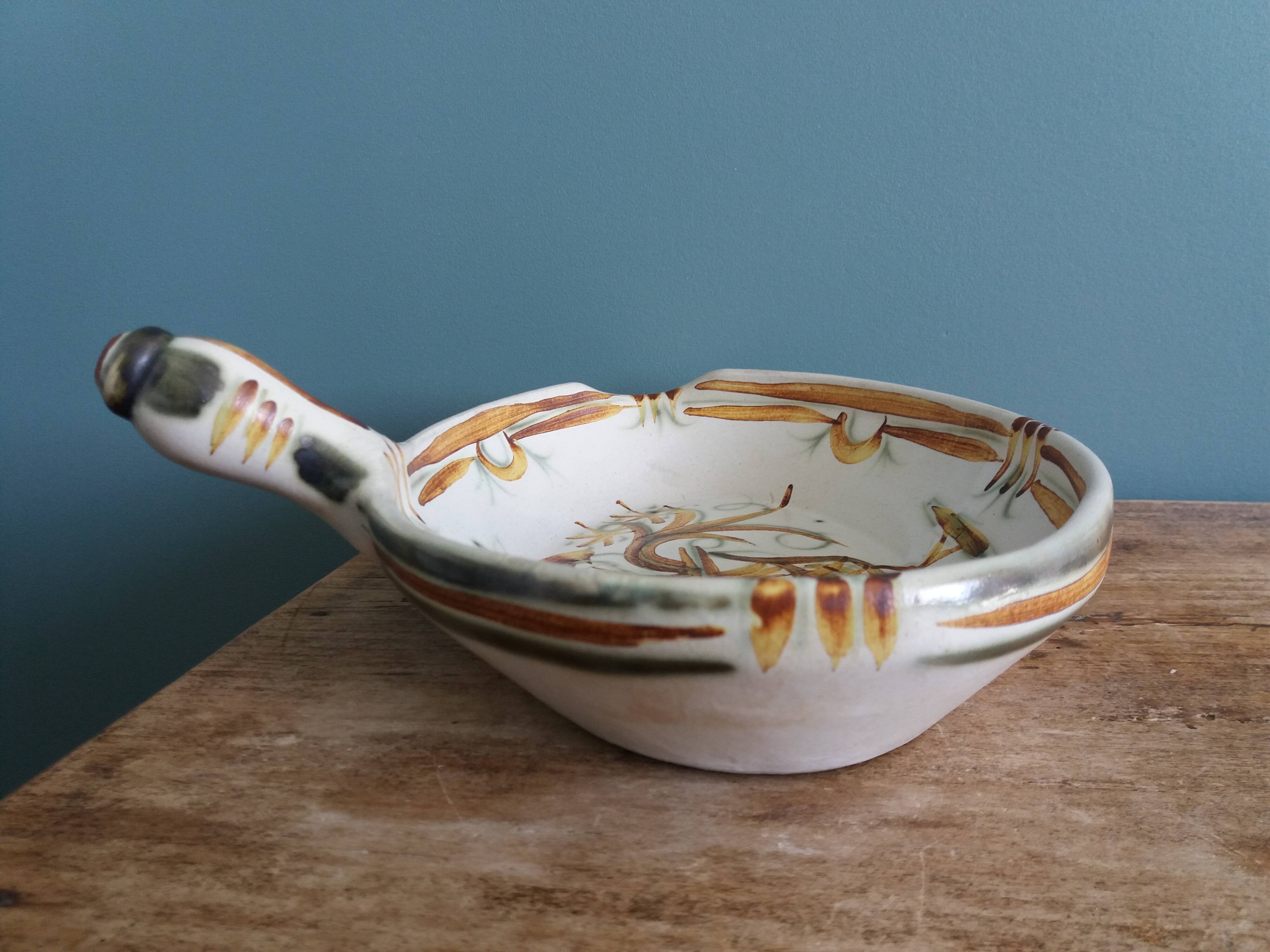 Keraluc Quimper sauce pan by Michel Furic