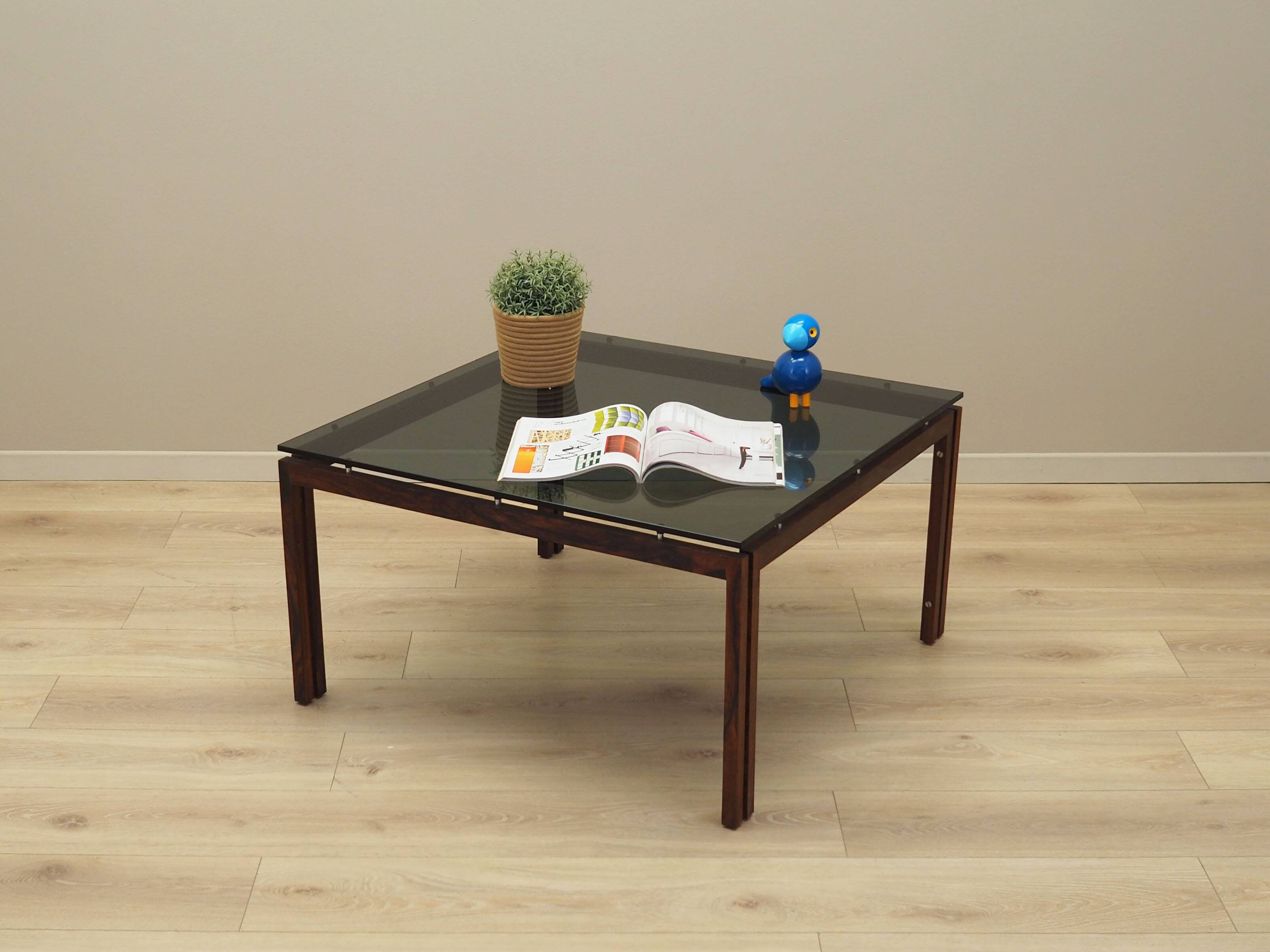 Rosewood coffee table, Danish design, 1970s, production: Denmark