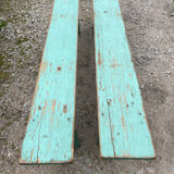 Tables and benches of guinguette