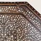 Hoshiarpur octagonal side table, rosewood, mother-of-pearl and bone, 1880