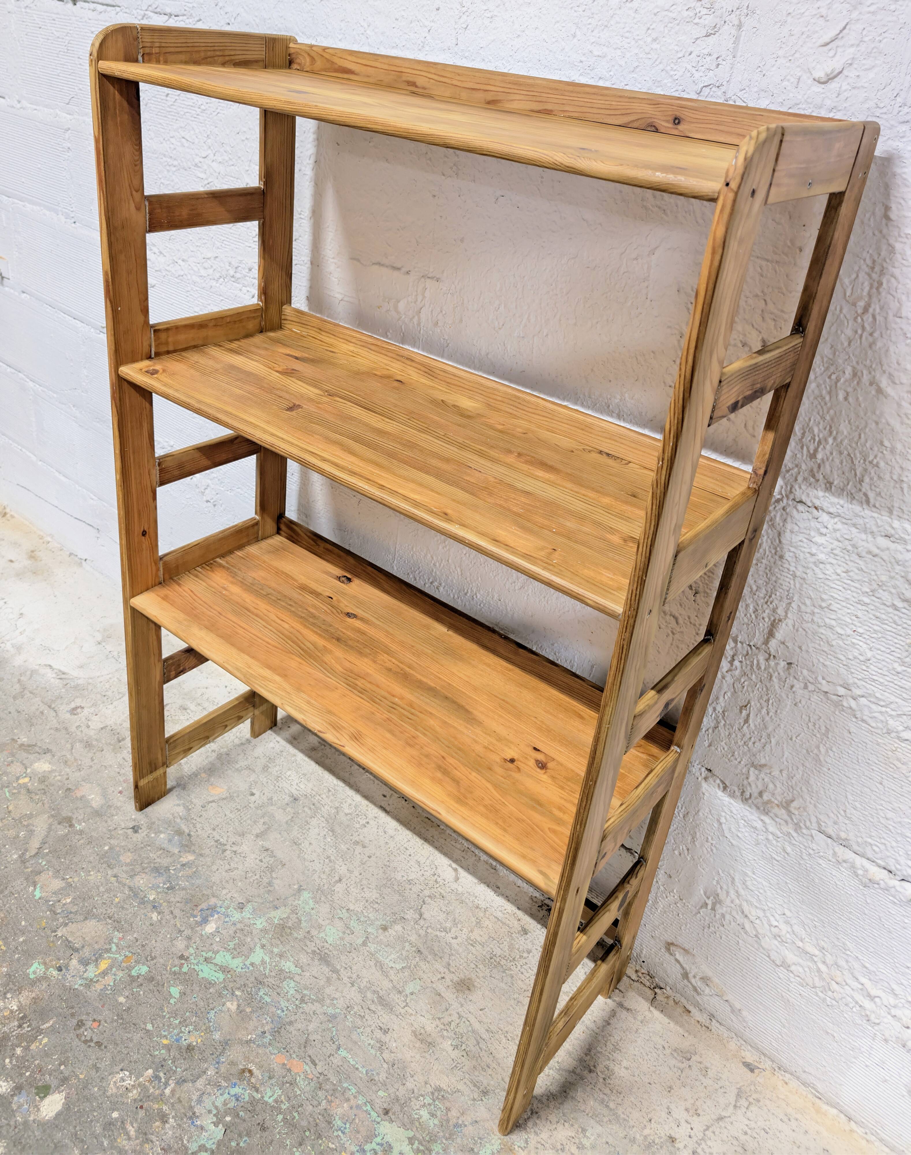 Vintage wooden shelf