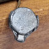 Bust of Homer in patinated plaster on wooden base, 21 cm