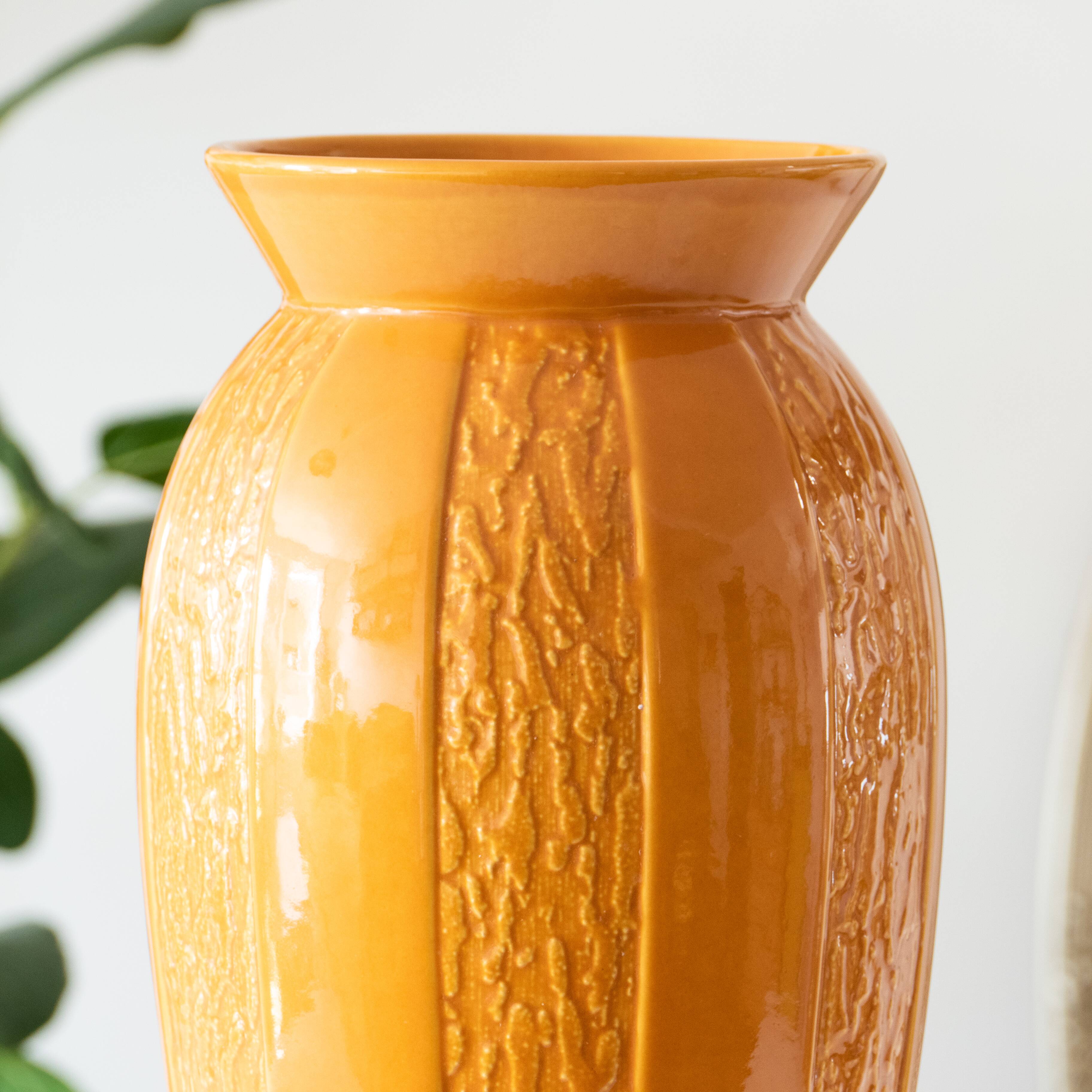 Large Scheurich Germany fat lava vase circa 1950