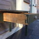 Table de ferme vintage 1940 sapin