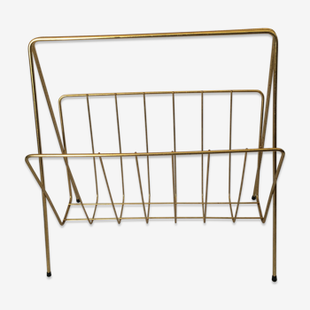 Gold iron magazine holder