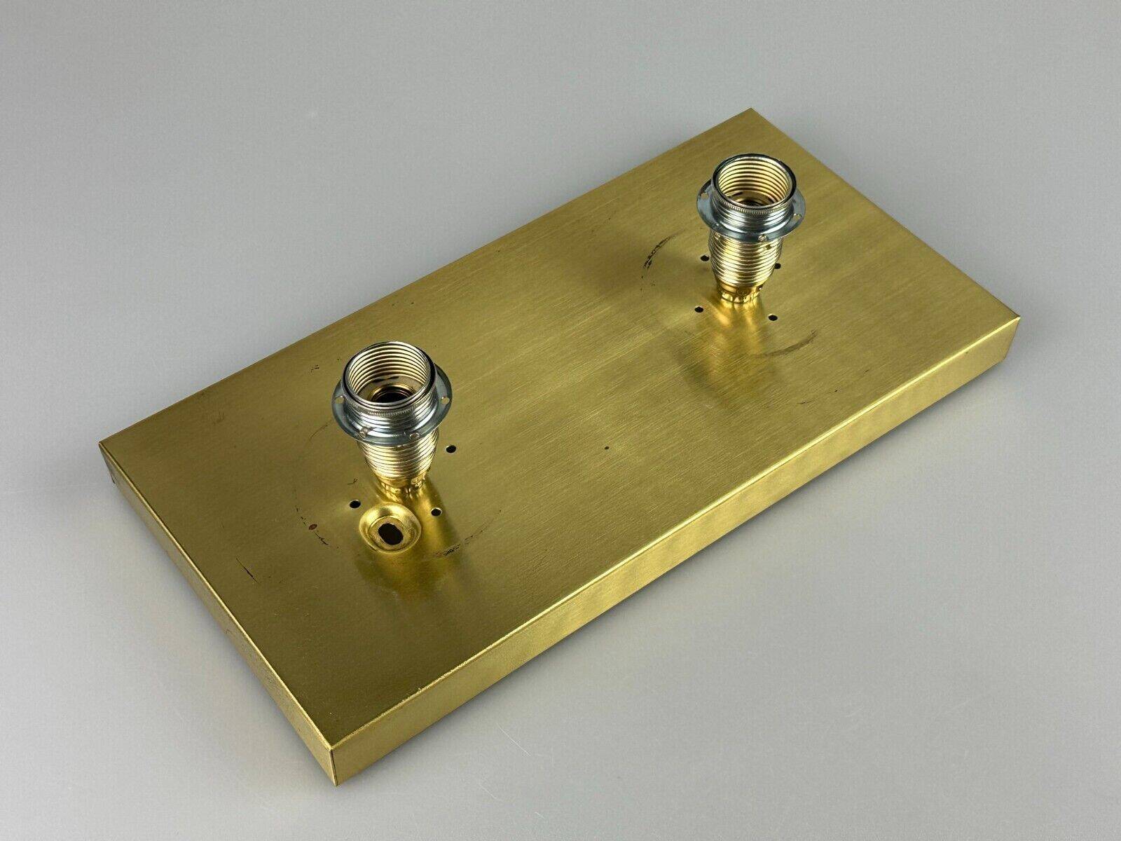 60s 70s peill & putzler cube wall lamp wall sconce ice glass space design