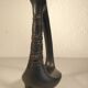Zoomorphic pitcher vase in black ceramic