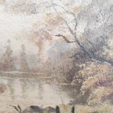 Two paintings by V Dufeutrel