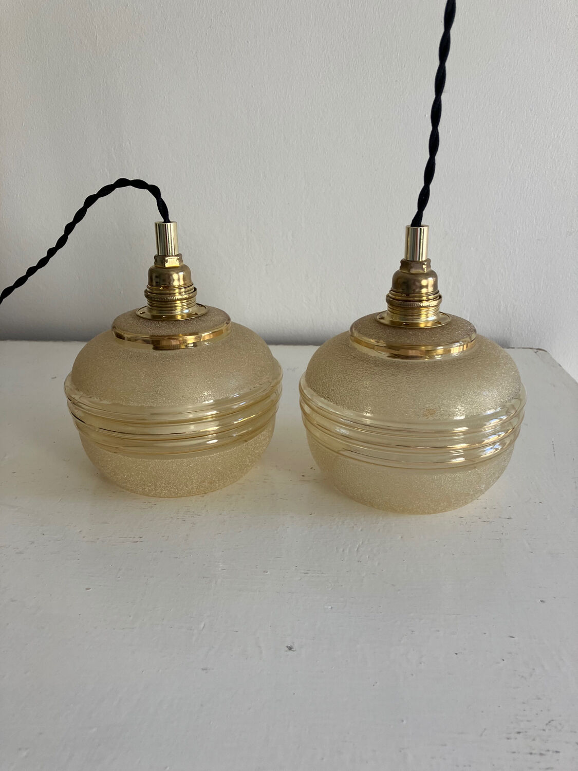 Vintage walkway lamps