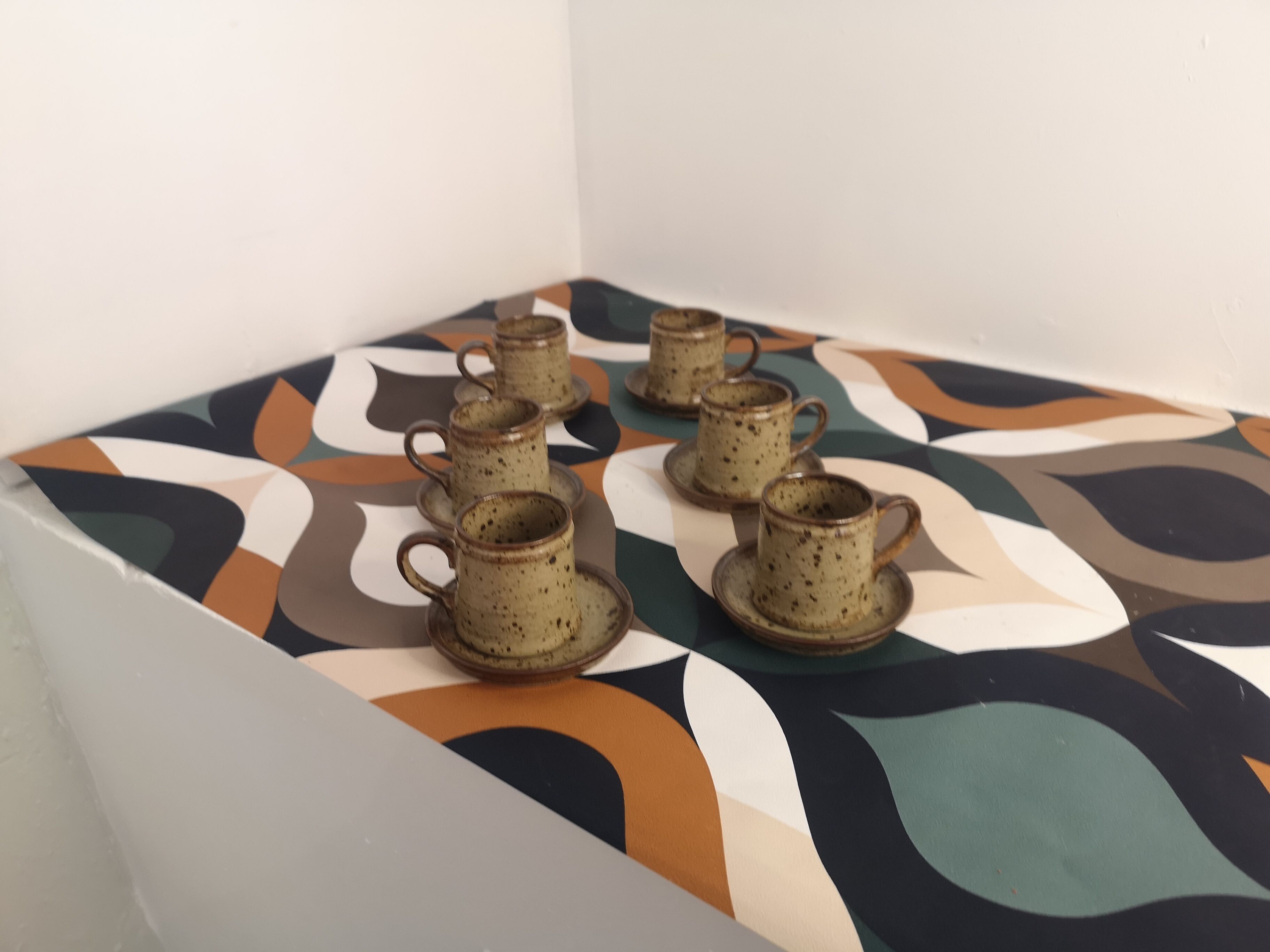 Espresso cups in rockstone model japan