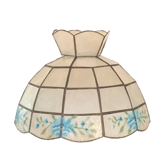 Suspension vintage nacre et laiton