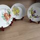 3 hand-decorated plates