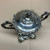 A lovely Regency-style silver mustard pot from the 19th century.