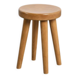 René Martin pine stool, 1960s design