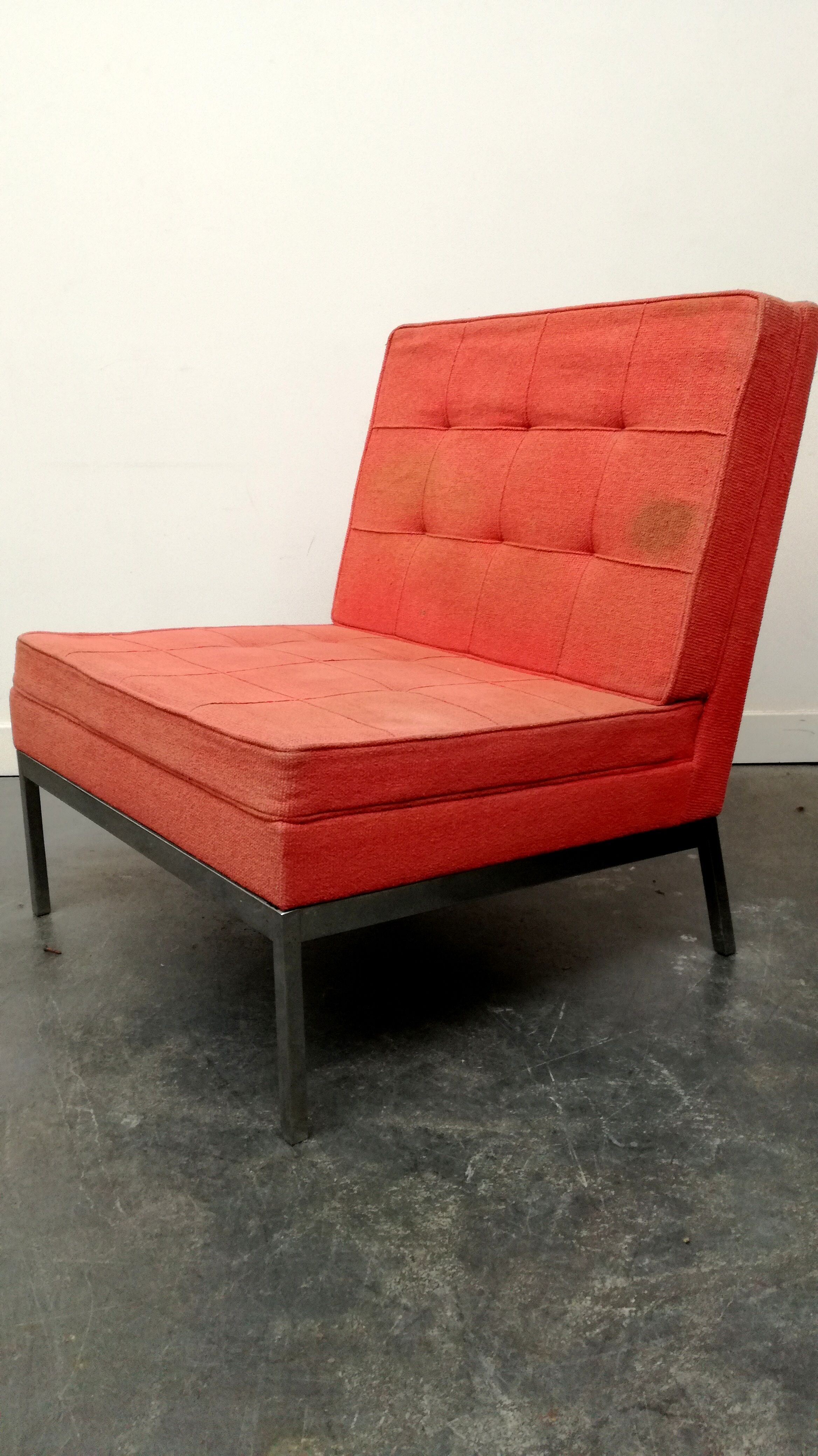 Pair of Florence Knoll armchairs 1960