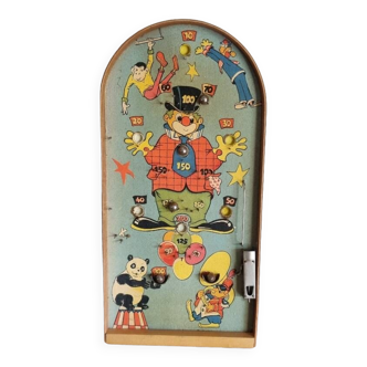 Old children's pinball toy game in original box