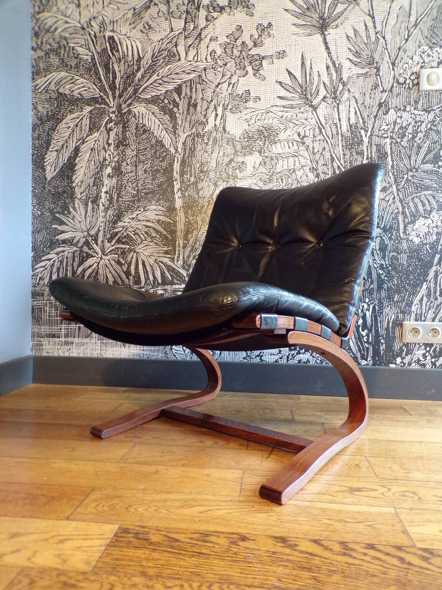 Kengu armchair by elsa & nordahl solheim for rybo rykken & co