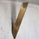 Vintage J.T. Kalmar wall sconces, brass wall lights, modernist.