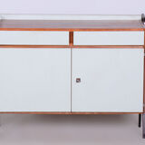 Restored MidCentury Cabinet Set, Mahogany, Revived Polish, Central Europe, 1950s