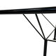 80s metal coffee table and minimalist design glass