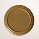 Set of six glazed stoneware dessert plates.