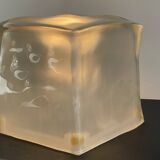 Vintage ikea glass mood lamp