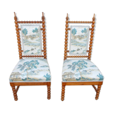 Paire de chaises Napoléon III, XIXe siècle