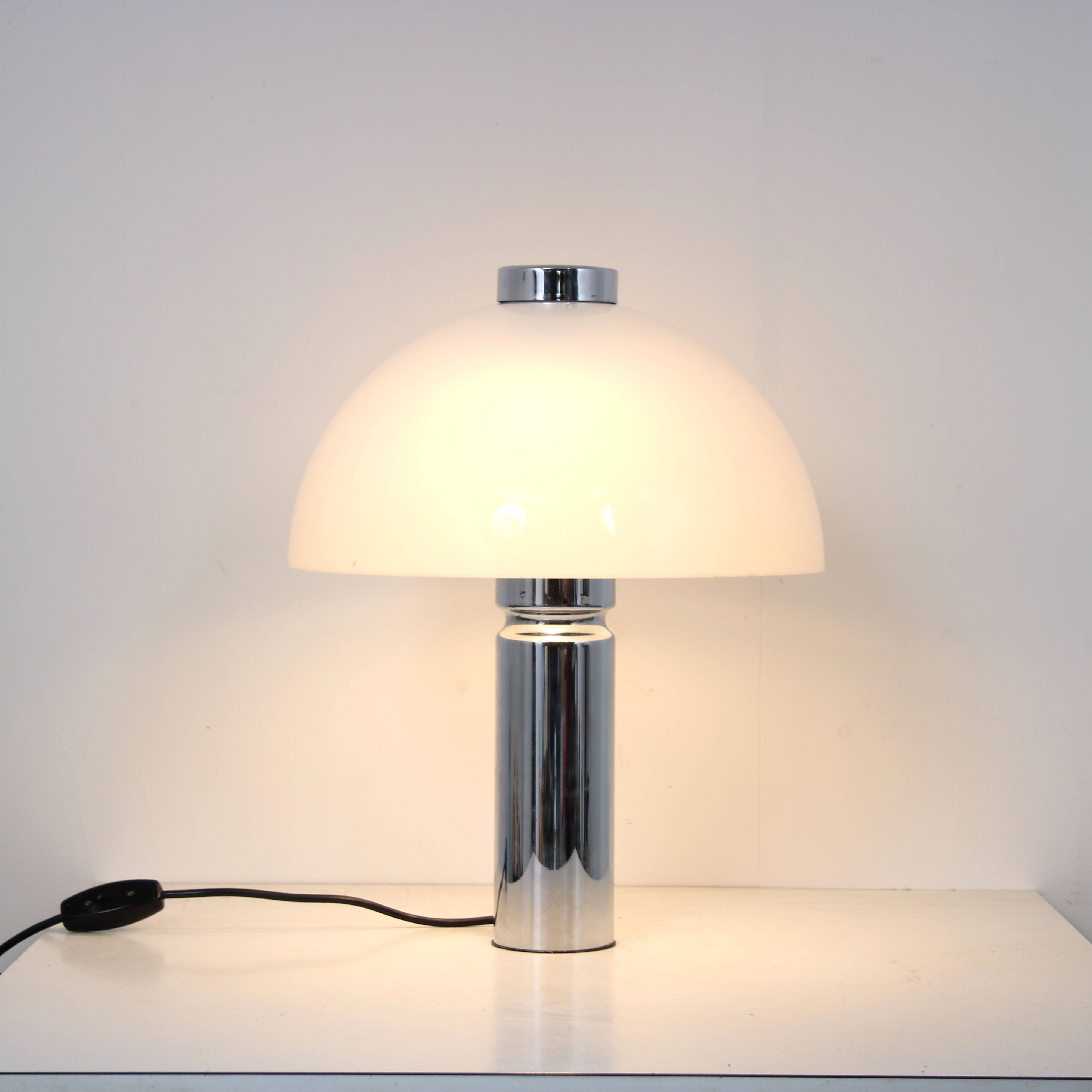 1970s Dutch design mushroom table lamp