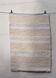 Handwoven recycled cotton rug - Cream and white