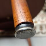 1960 stamped round teak dining table