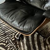 Genuine zebra print skin rug
