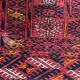 Old Turkmen bukhara handmade handmade wool rug 120x164 cm