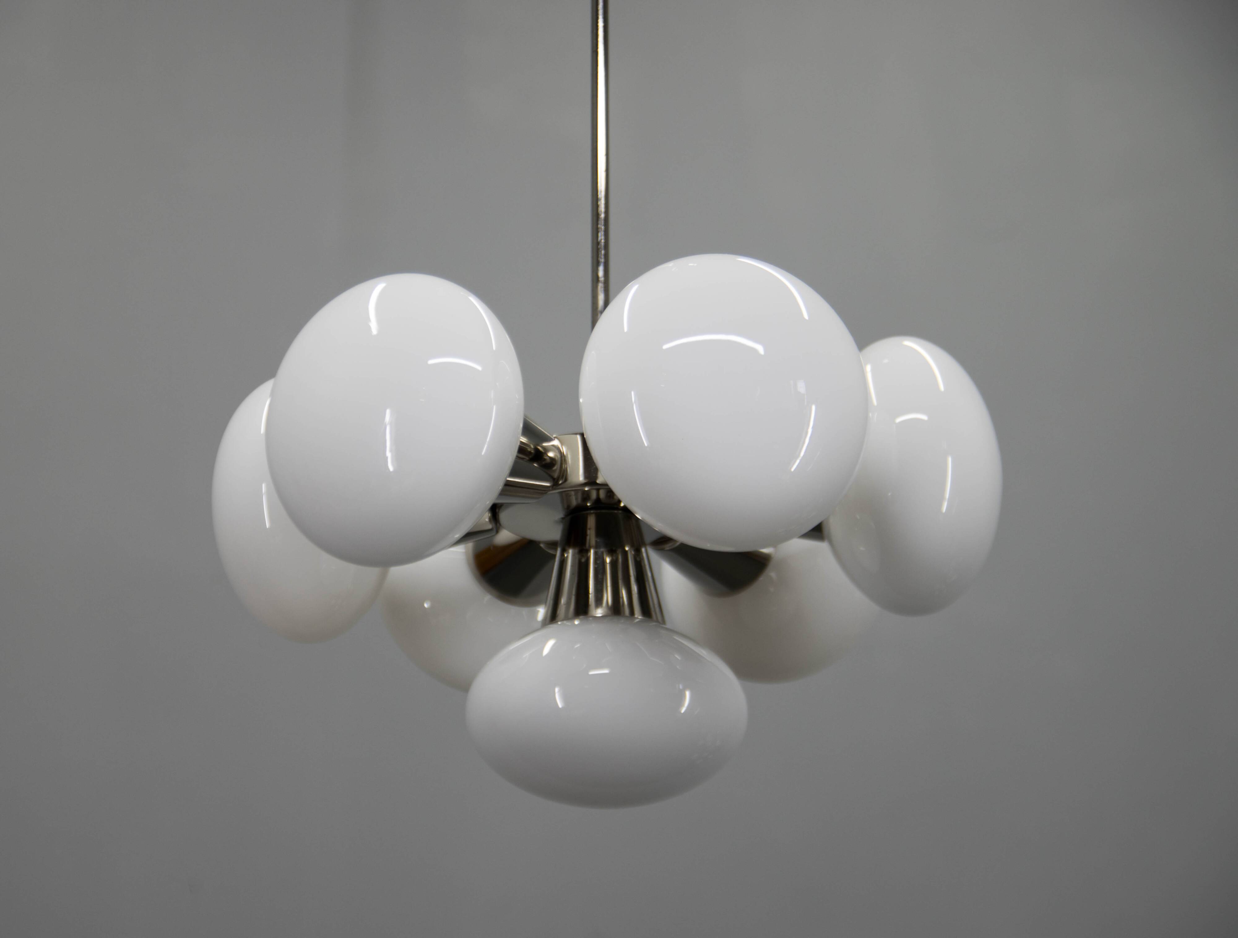 Space Age Chandelier Sputnik by Kamenicky Senov, 1970s