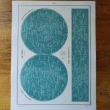 Original lithograph on the sky