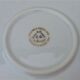 Service dish with floral decoration enhanced with a gold edge Limoges porcelain