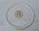 Service dish with floral decoration enhanced with a gold edge Limoges porcelain