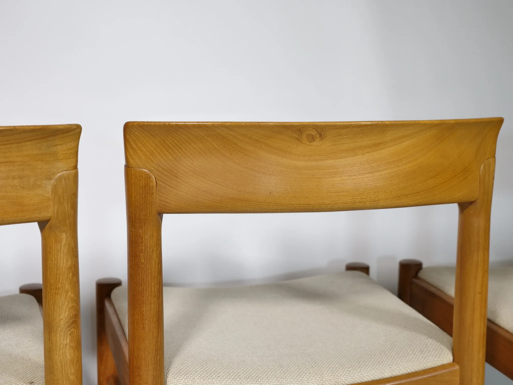Danish Design Chairs in Teak by H.W. Klein for Bramin, Set of 4, 1960s
