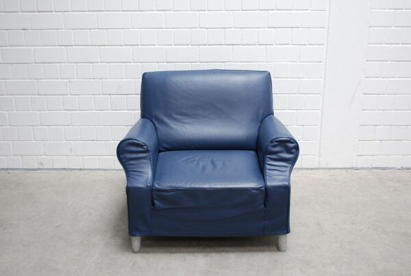 fauteuil Lazy Working en cuir par Philippe Starck pour Cassina