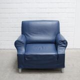 Lazy Working leather armchair by Philippe Starck for Cassina